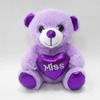 Cadeau promotionnel en peluche Mini ours en peluche avec coeur en peluche je t'aime 10cm 12cm 15cm ours jouets