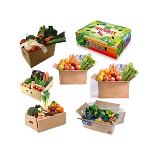 6260 TriHo Emballage de boîte-cadeau en carton ondulé de fruits frais personnalisés - Product Image 1