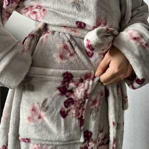 Ladies Bathrobes Sleepwear Pajama Factory Direct Selling Women Large Size <strong>Night</strong> Gowns <strong>Long</strong> <strong>Sleeve</strong> <strong>Night</strong> <strong>Dress</strong> - Product Image 5