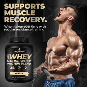 Aegelwell 100% אבקת חלבון אחרי אימון מי גבינה חלבון לבודד אבקה אפס טעמים מלאכותיים & ממתיקים - Product Image 4