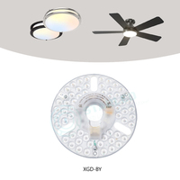 Module LED 220-240V AC 18W avec lentille PC et PCB en aluminium, 2700-6500K, résistant aux surtensions, pour usage intérieur, dimmable, indice de protection IP20, température de couleur