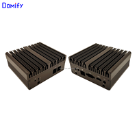 Boîtier PC Industriel Mini PC Fanless en Alliage d'Aluminium Couleur Personnalisée Extrudé ODM/OEM Intégré 120*120mm PCBA en Stock N12W
