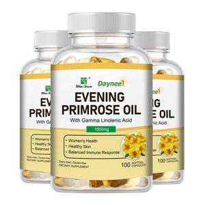 Aangepaste beste kwaliteit natuurlijke smaak kruidensupplementen maat 60 veganistische avondprimrose-olie zachte capsules - Product Image 1