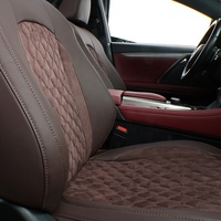 EKR Accessoires intérieurs de voiture, design classique en diamant noir, housses de siège de voiture en cuir PU, coussins pour BMW E46 BMW E90