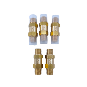 Válvula de Retención Unidireccional de Latón para Aire y Agua, Válvula Anti-Retorno de 1000 PSI, Conexión Macho x Macho - Product Image 6