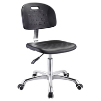 Chaises et tabourets de laboratoire à vente directe d'usine, siège mobile en PU, tabouret d'école, tabourets de laboratoire antistatiques