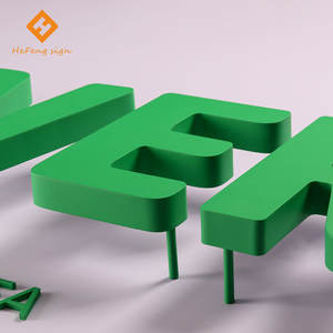 Insegne LED Retroilluminate Personalizzate in Verde - Lettere in Acrilico Illuminate per Negozi di Smoothie, Tè e Bar - Product Image 2