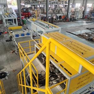 Thấp VOC tiêu thụ thấp sản lượng cao bằng sáng chế bảo vệ thiết kế mới SPC sàn đùn dòng dự án chìa khóa trao tay có thể được cung cấp - Product Image 3