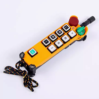 Control Remoto Inalámbrico Industrial de Doble Velocidad F24-8D 8 para Grúa Telecrane, con Construcción Metálica, Certificado FCC/CE, ¡Gran Oferta!