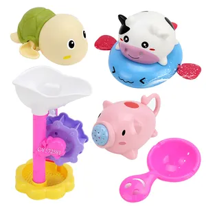 새로운 스타일 동물 목욕 장난감 및 목욕 장난감 아기 물 게임 아이 물 성장 동물 장난감