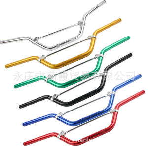 Accessoires de moto tout-terrain Guidons en aluminium durables avec tiges de direction en forme de T Poignées de guidon faciles à saisir - Product Image 4