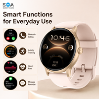 Reloj Inteligente Deportivo Circular Clásico Personalizado de Fábrica China para el Seguimiento Diario de la Salud y Llamadas Telefónicas