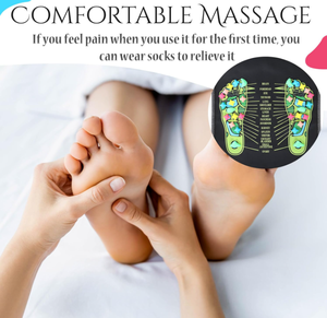 Tapis de massage des pieds antidérapant, chauffant, imperméable, écologique en PVC, avec acupression et réflexologie, pour la marche sur pierres, adapté aux personnes âgées assises longtemps - Product Image 5