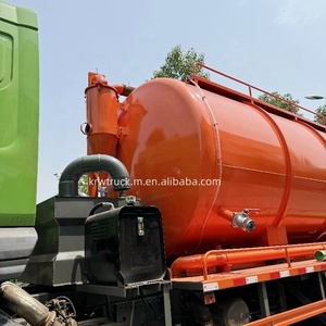 Camión de succión de lodos y aguas residuales con bomba de vacío a presión de 8000-25000 litros, superventas, fabricado en China - Product Image 4