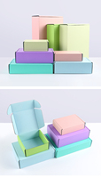 Boîte d'emballage en carton ondulé biodégradable rectangulaire personnalisée pour chaussettes, avec revêtement UV, laminage mat et gaufrage pour l'expédition