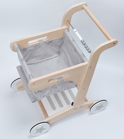 Blocs de construction multifonctionnels simples blancs, perles, instrument de musique à percussion, trotteur en bois pour enfants KT1144