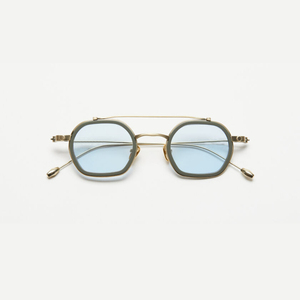 LMAMBA New Trend 2025 High Quality Fashion <b>Square</b> Double Bridge Metal Polygon Shades Custom Logo Designer <b>Sunglasses</b> Men Women - Product Image 1