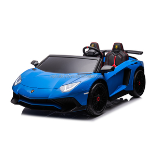 Giocattoli per bambini alimentazione a batteria per bambini Big Two Seats 24V Ride on Real Lamborghini Kids Big Cars for Children - Product Image 2