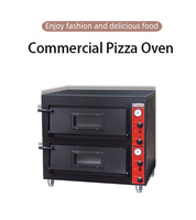 Four à pizza industriel, revêtement en poudre, grille-pain, sécheuse, cuisinière à pain, four électrique encastrable pour boulangerie, acier inoxydable, 8200W, facile
