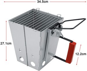 Encendedor de Carbón para Barbacoa Personalizado, Chimenea Plegable para Encender Carbón - Product Image 4