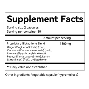 Capsules de S-Acétyl Glutathion Premium 200mg Éclaircissement et Blanchiment de la Peau Étiquette Personnalisée OEM Vente en Gros Usine Certifiée GMP ISO - Product Image 3