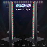 AICPOSE Projecteur mural linéaire DMX512 contrôlé par télécommande 18x30W, éclairage mural RGBW 4-en-1 pour bâtiment