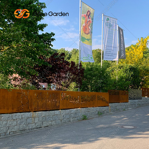Small Corten Steel Rust Powder Coated CE Certified All-Season Panel Garden Wall Art Metal Home Decor - Product Image 4