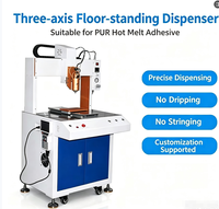 Machine de distribution automatique de colle silicone AB à adhésif thermofusible, robot distributeur de colle