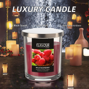 Bougie d'aromathérapie de luxe allemand Premium Longue durée Vanille parfumée <span class=keywords><strong>Amande</strong></span> Tonka Bocal en verre de cire de qualité supérieure écologique Vacances - Product Image 3