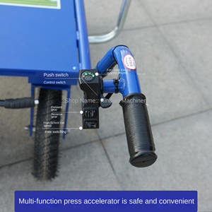 חשמלית בעלת ארבעה גלגלים חשמלית קטנה לדחוף חקלאות מנדס פלטפורמה משק בית לשתול עגלה מפעל אוטובוס לעגלות יד - Product Image 2