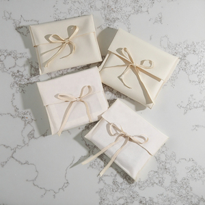 Luxury Custom Dust Bag New Natural Cotton Twill Envelope Pouch for <b>Clothes</b> Dress <b>Storage</b> Fashionable Vintage National Ladies - Product Image 2