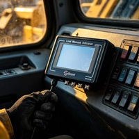 Indikator Beban Pembatas Momen Excavator Industri Sistem LMI Peralatan Pemantauan Tugas Berat Pengukuran Pasokan