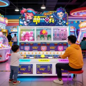 Machine de jeu d'arcade électronique de tir à 3 joueurs pour aire de jeux pour enfants, machine à monnayeur de cadeaux, fabricant - Product Image 4
