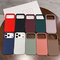 Coque de téléphone en TPU mat couleur macaron, style tendance et abordable, accessoires pour iPhone 17 Pro Max 16 15