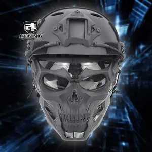 Actionunion Skeleton Ghost Mask Messenger Volledig Gezicht Tactisch Beschermend Schedelmasker Voor Snelle Helm Rijden Cs Game