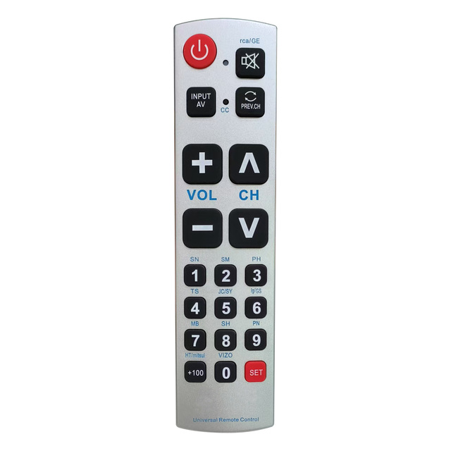 Large-Button Remote for Seniors: Easy-to-Use, Learnable. Ideal for TVs & Boxes-Perfect Dementia Gift