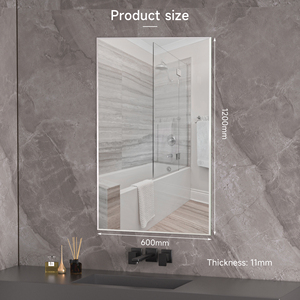 <span class=keywords><strong>Espejo</strong></span> de Baño sin Marco, <span class=keywords><strong>Espejo</strong></span> Plateado sin Cobre HD con Bordes Pulidos de Seguridad, <span class=keywords><strong>Espejo</strong></span> de Vanidad para Montar en la Pared - Product Image 5