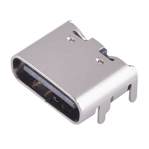 Cung cấp 6pin Type-C <span class=keywords><strong>USB</strong></span> nối Nữ Vỏ thép không gỉ - Product Image 3