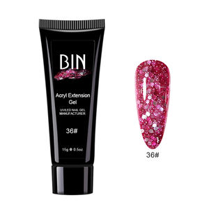 Nuevo Poly Gel para <span class=keywords><strong>Uñas</strong></span> BIN <span class=keywords><strong>Kis</strong></span> <span class=keywords><strong>De</strong></span> U As con CPNP, 15 ml, 36 Colores, Ecológico - Product Image 6