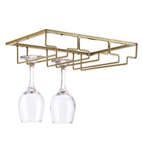 Casier à vin sous l'armoire Rangement pour verres à pied Support pour verre à vin rouge pour bar Cuisine Rangement du vin Décoration de la maison