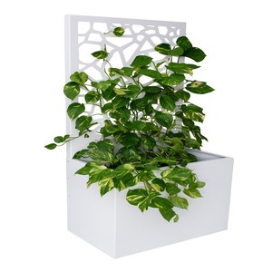 Usine Personnalisée <span class=keywords><strong>Recrutement</strong></span> Carré Rond rouillé Découpée Au Laser Grande Jardinière En Acier Corten écran En Métal Pot de Fleur Planteur - Product Image 2