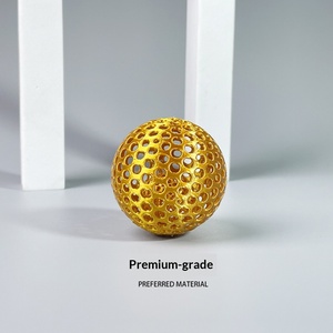 Novedad 2026: Juguete Antiestrés de Oficina, Bola Dorada Impresa en 3D, Bola Hueca Pequeña para Manualidades - Product Image 2