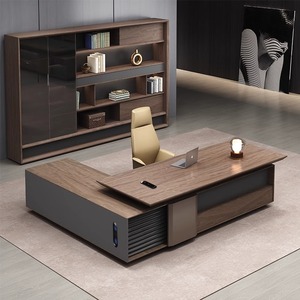 <span class=keywords><strong>Bureau</strong></span> de table de patron de haute qualité atmosphère entièrement fermée pour la combinaison de chaises de président de <span class=keywords><strong>bureau</strong></span> à domicile - Product Image 2