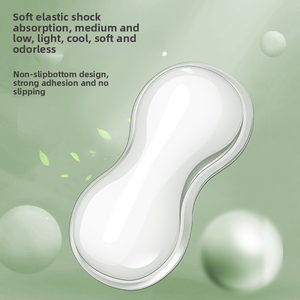 Repose-poignets en silicone transparent de style anime, coussin en gel <span class=keywords><strong>ergonomique</strong></span>, confortable pour la frappe, antidérapant, toucher frais, pour le bureau et la maison - Product Image 3