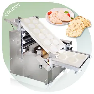 Pita Arabische Arabische Brood Roti Maker Chapati Maken Plant Volautomatische Persmachine Productielijn En Bak