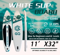 Planche à pagaie gonflable pour sports nautiques et loisirs de plein air avec construction en PVC Drop Stitch et logo personnalisé