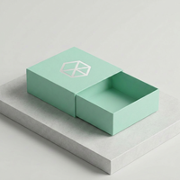 Boîte en carton coulissante personnalisée pour emballage de bijoux fins avec logo sur mesure en gros