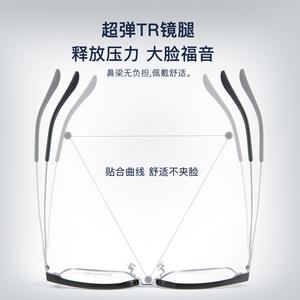 Gafas de lectura rectangulares de aleación Danyang para hombre, modelo 71026, montura completa, cómodas, para negocios y desplazamientos. - Product Image 5