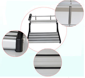 MAYGOOD Camper Van Accesorios 550x230mm Aluminio RV Escalera <span class=keywords><strong>plegable</strong></span> Escalones Escalón de entrada de doble capa - Product Image 6