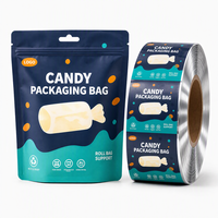 Sachets Doypack Personnalisés pour Bonbons et Aliments pour Animaux – Sachet Refermable Anti-humidité en BOPP/AL/PE Métallisé avec Trou de Suspension